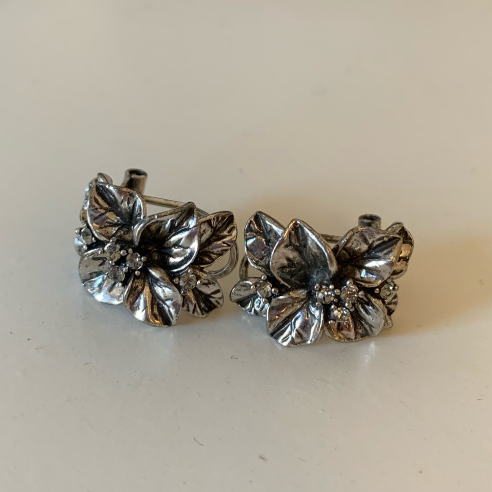Timeless vintage earrings silver one of a kind